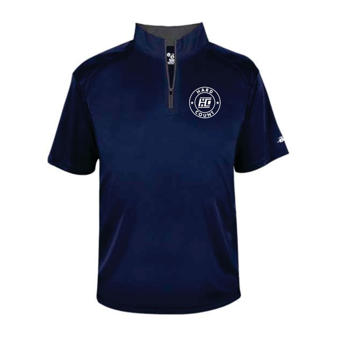 Badger B-Core Short Sleeve Quarter Zip