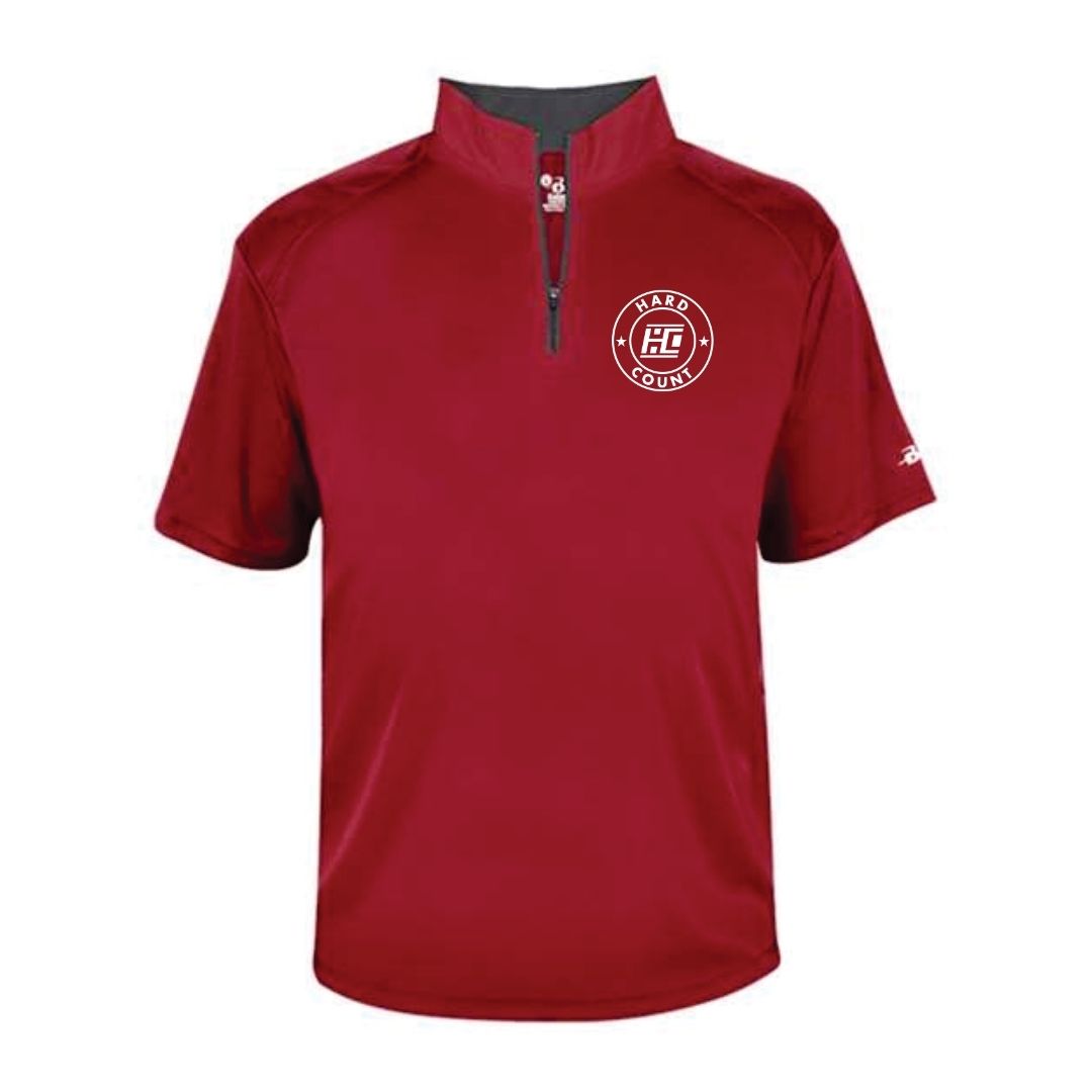 Badger B-Core Short Sleeve Quarter Zip