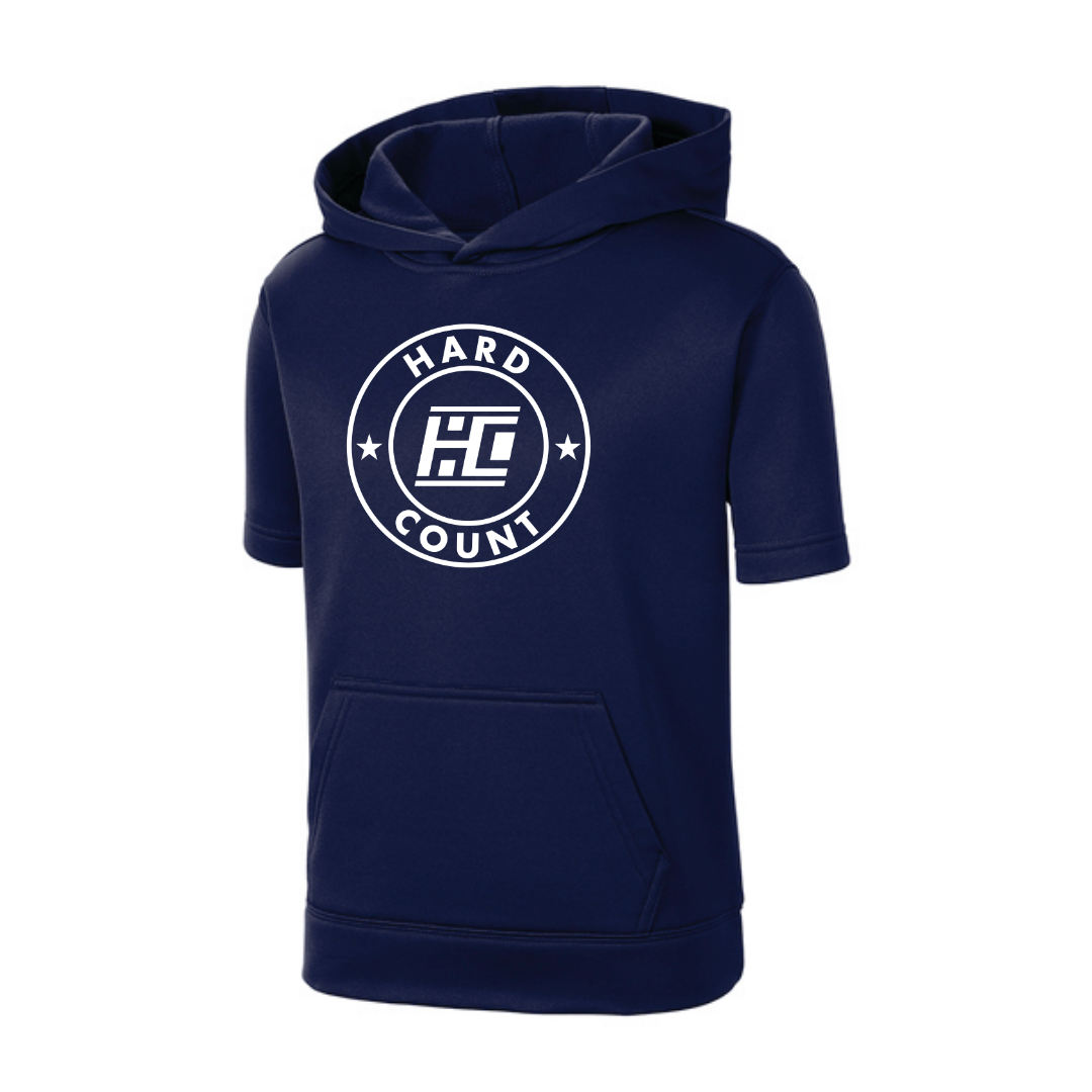 Sport Trek Fleece Short Sleeve Hooded Pullover