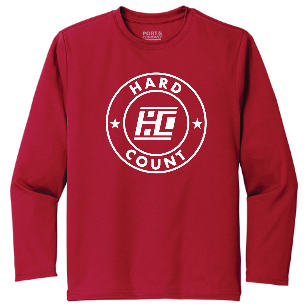 Port & Co Youth Long Sleeve Performance Tee