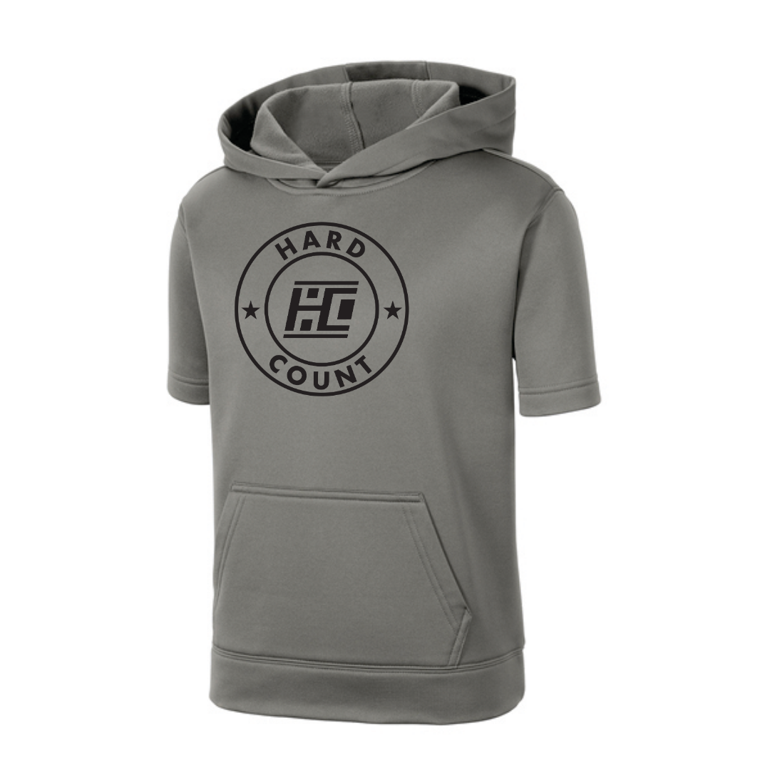 Sport Trek Fleece Short Sleeve Hooded Pullover