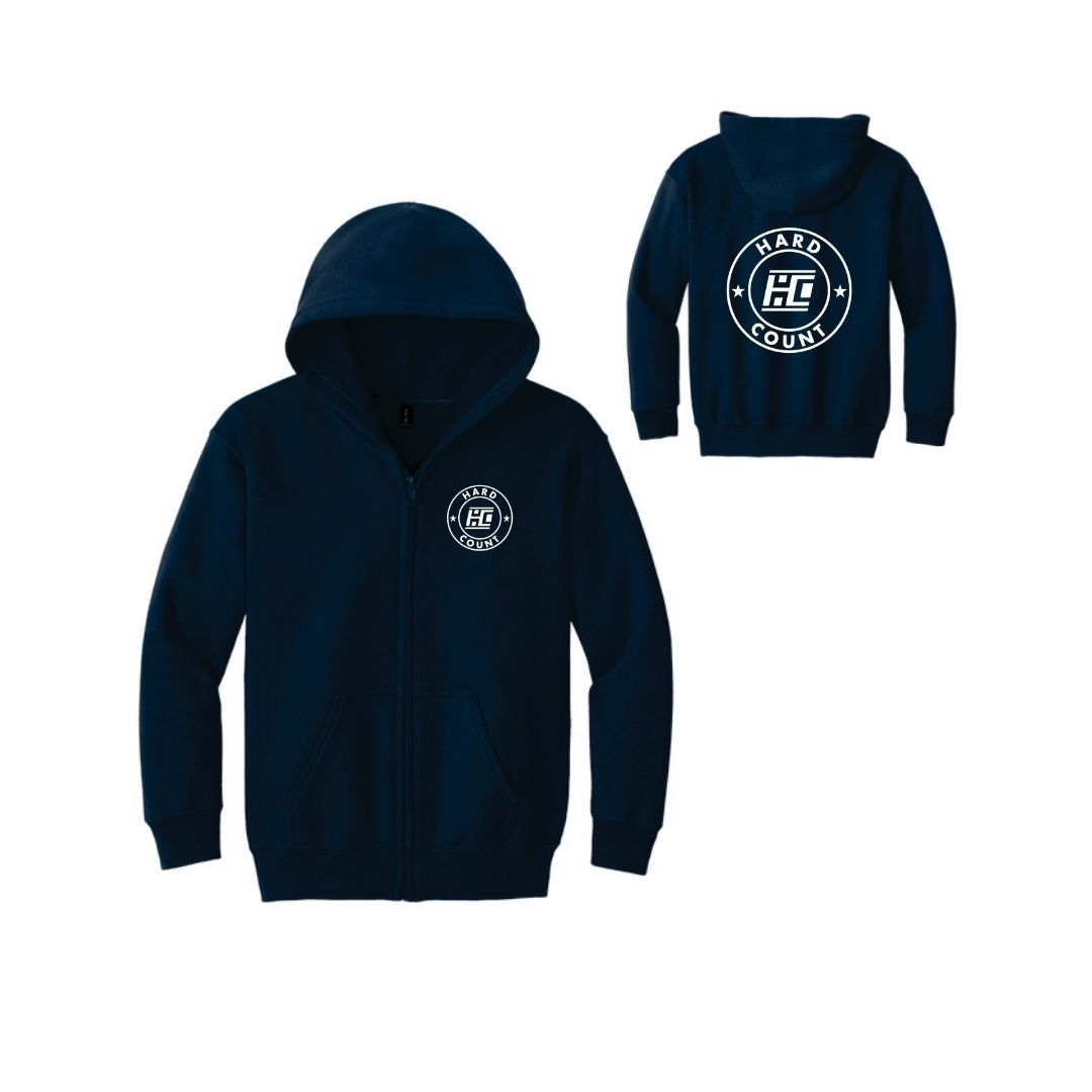 Gildan Youth Heavy Blend Full Zip Hoodie